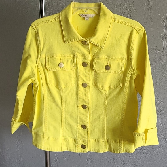 CAbi Jackets & Blazers - CAbi Button Down Jean Jacket Style #195